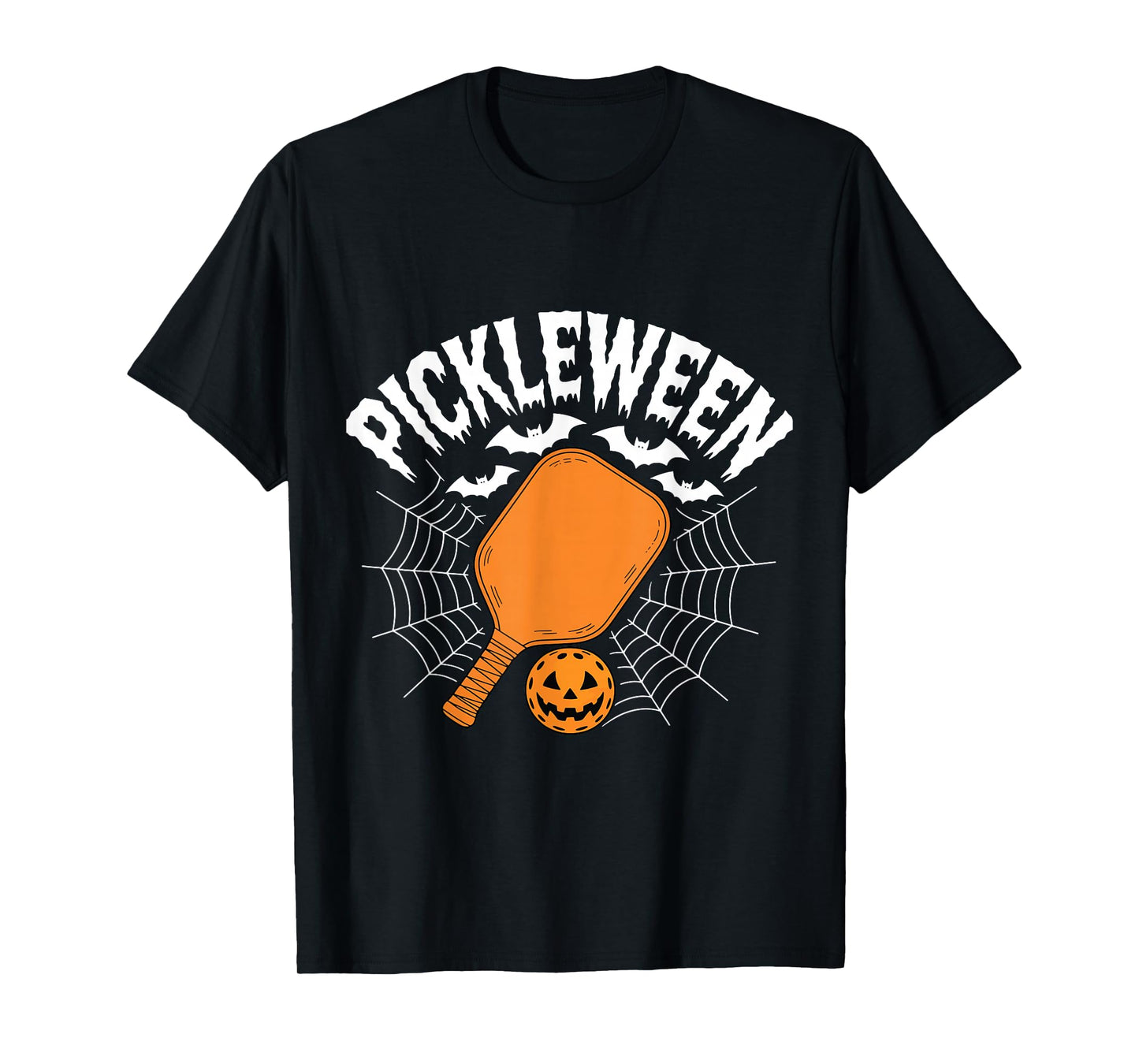 Pickleween Pickleball Halloween Funny Pickleball Player T-Shirt
