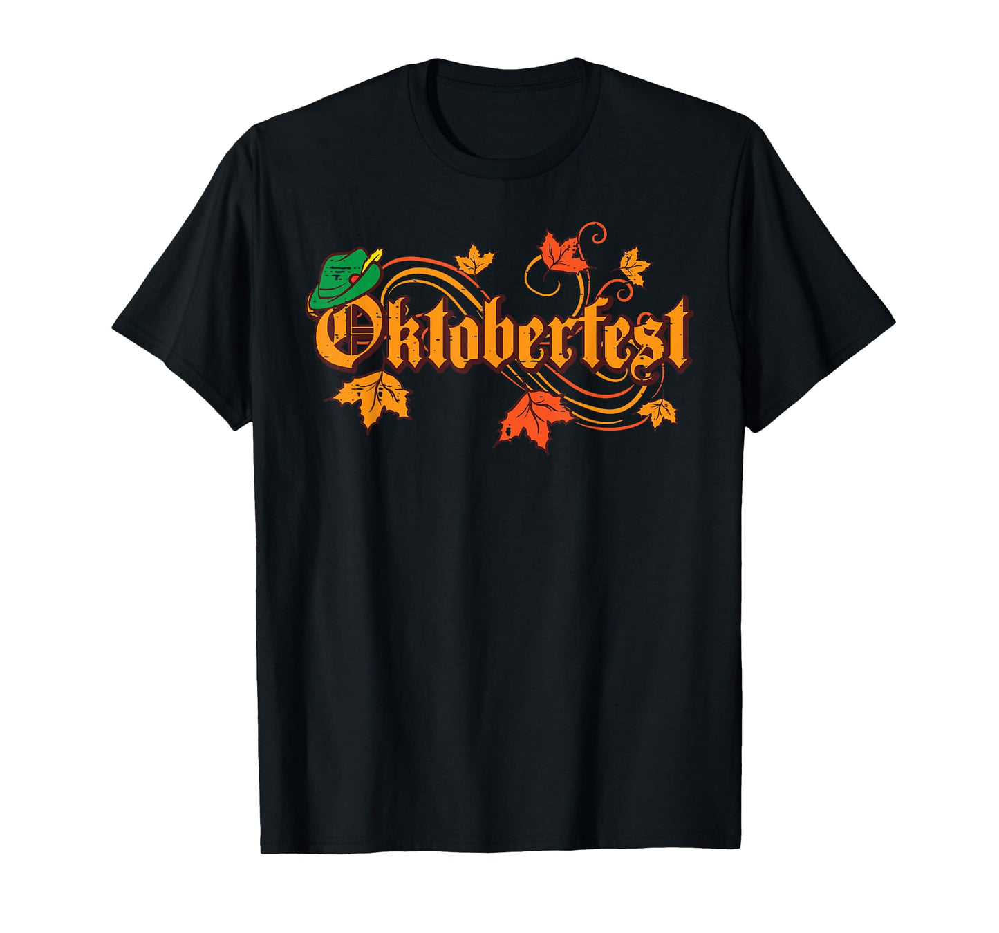 Oktoberfest Maple Leaves Vintage Fall Autumn Men Women Kids T-Shirt