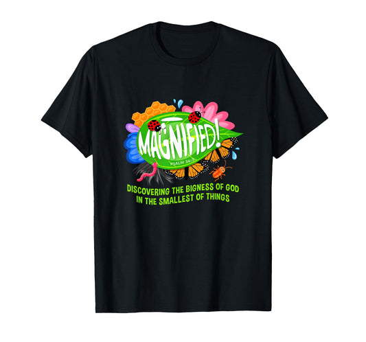 Vbs 2025 Magnified Smallest Insects Adventure Vbs Camping T-Shirt