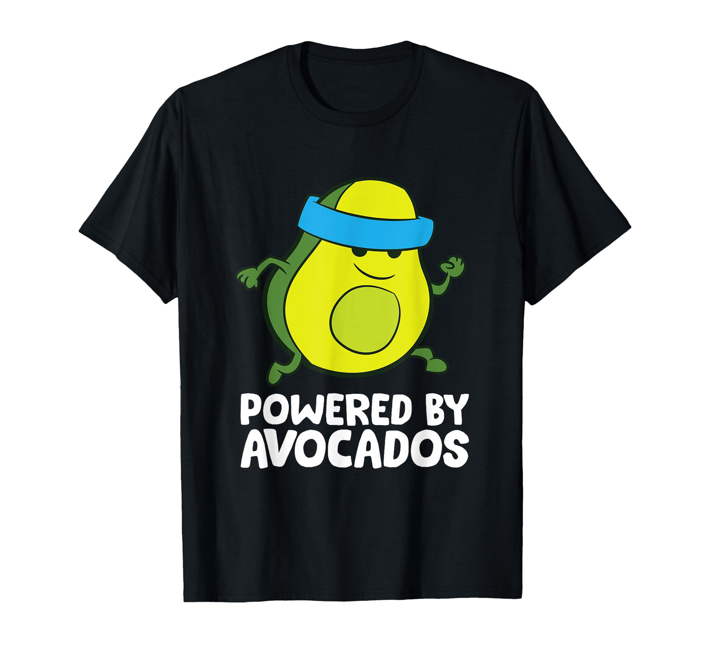 Avocado Marathon Running Avocado Powered By Avocados T-Shirt