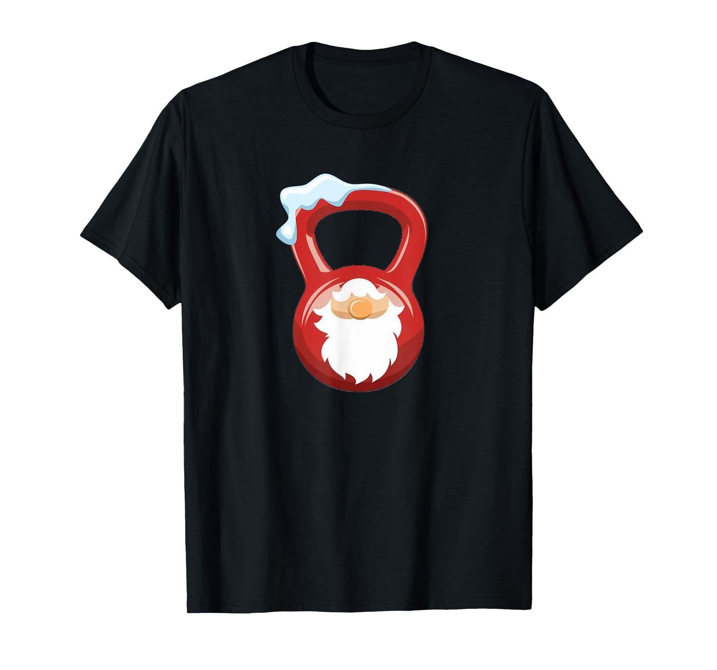 Christmas Gym Workout Gnome Kettlebell Xmas For Gym Lover T-Shirt