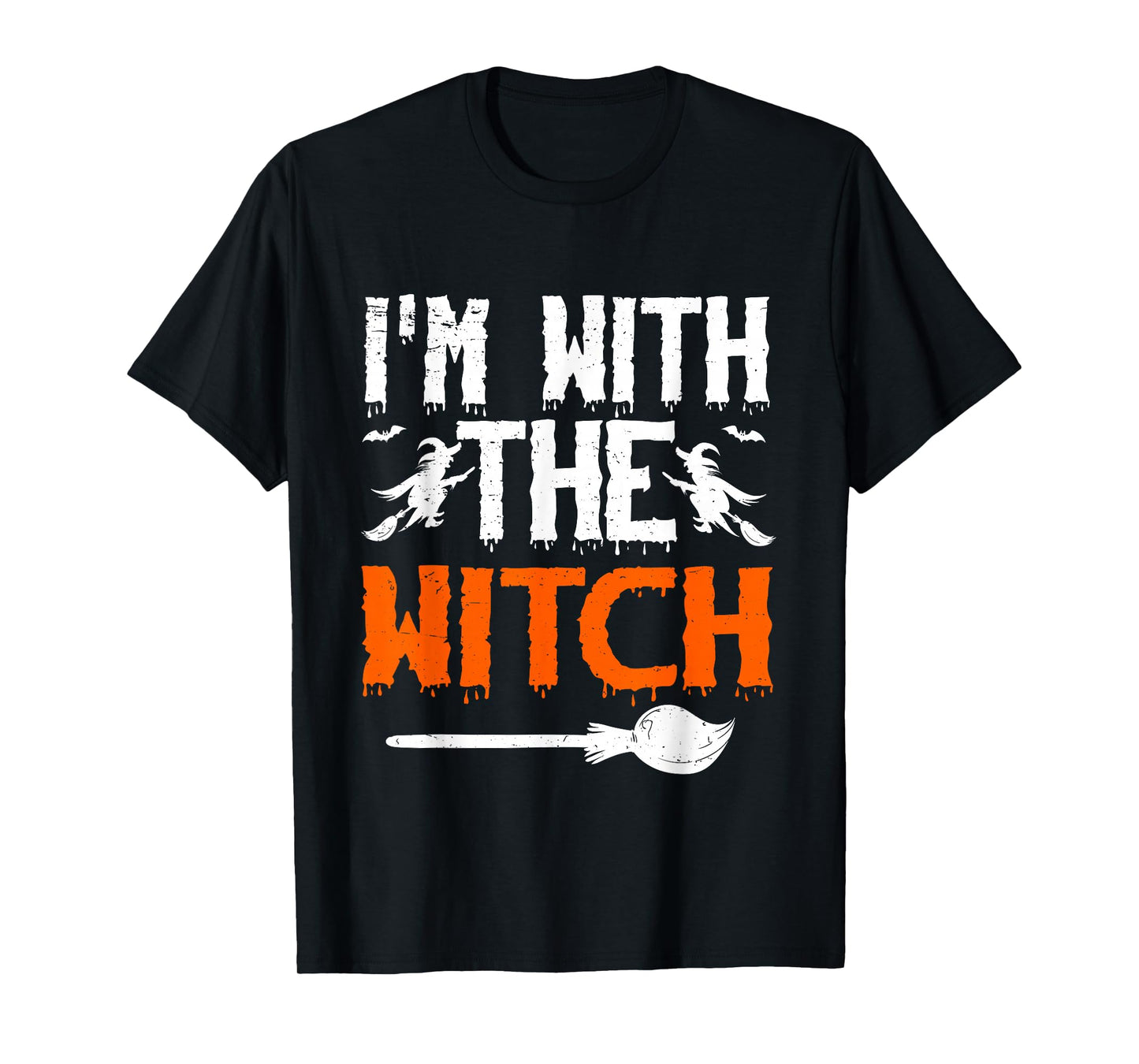 I'm with The Witch Couples Costume for Halloween T-Shirt