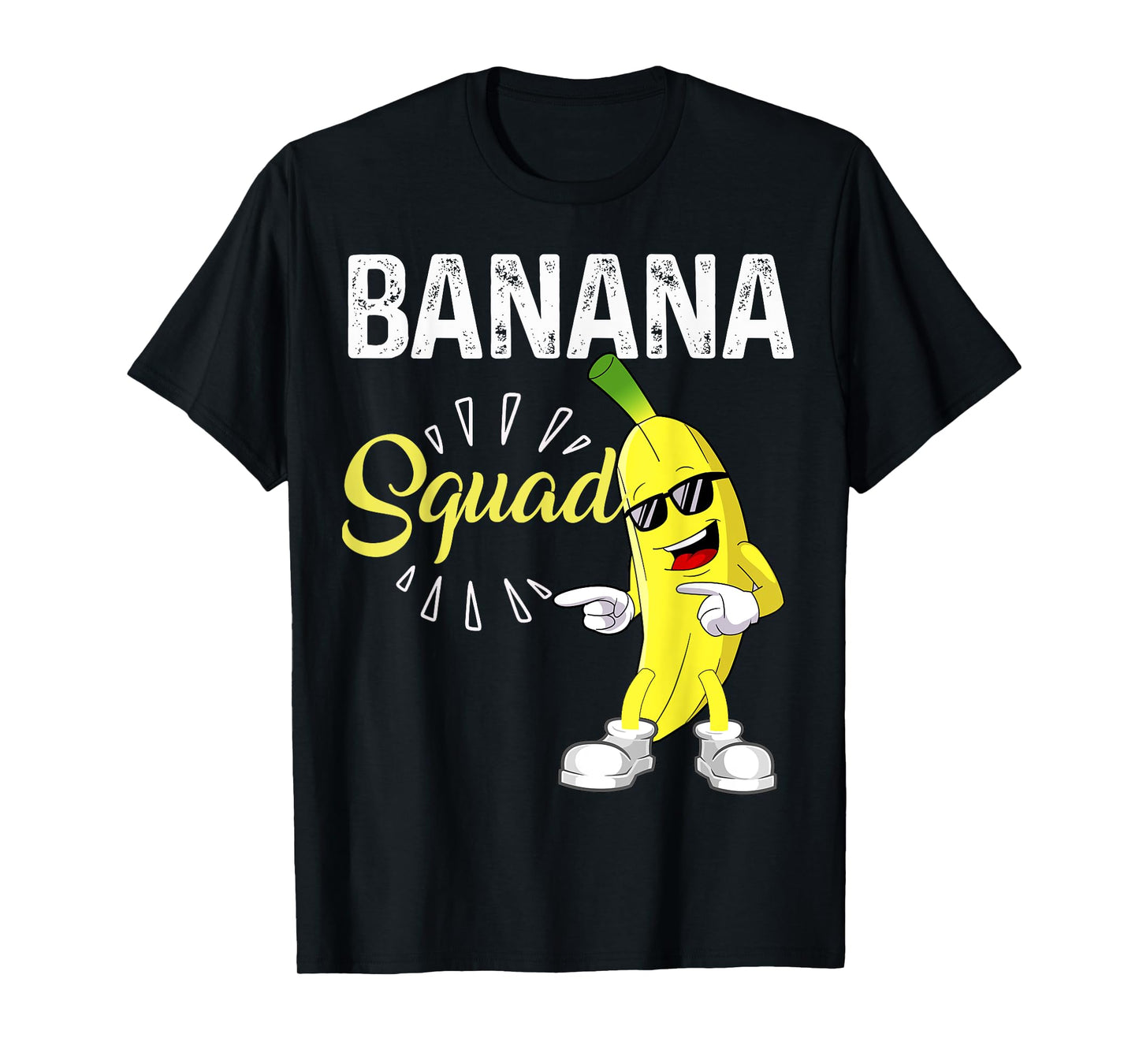 Funny Banana Squad Halloween Costume Banana Sunglusses Team T-Shirt