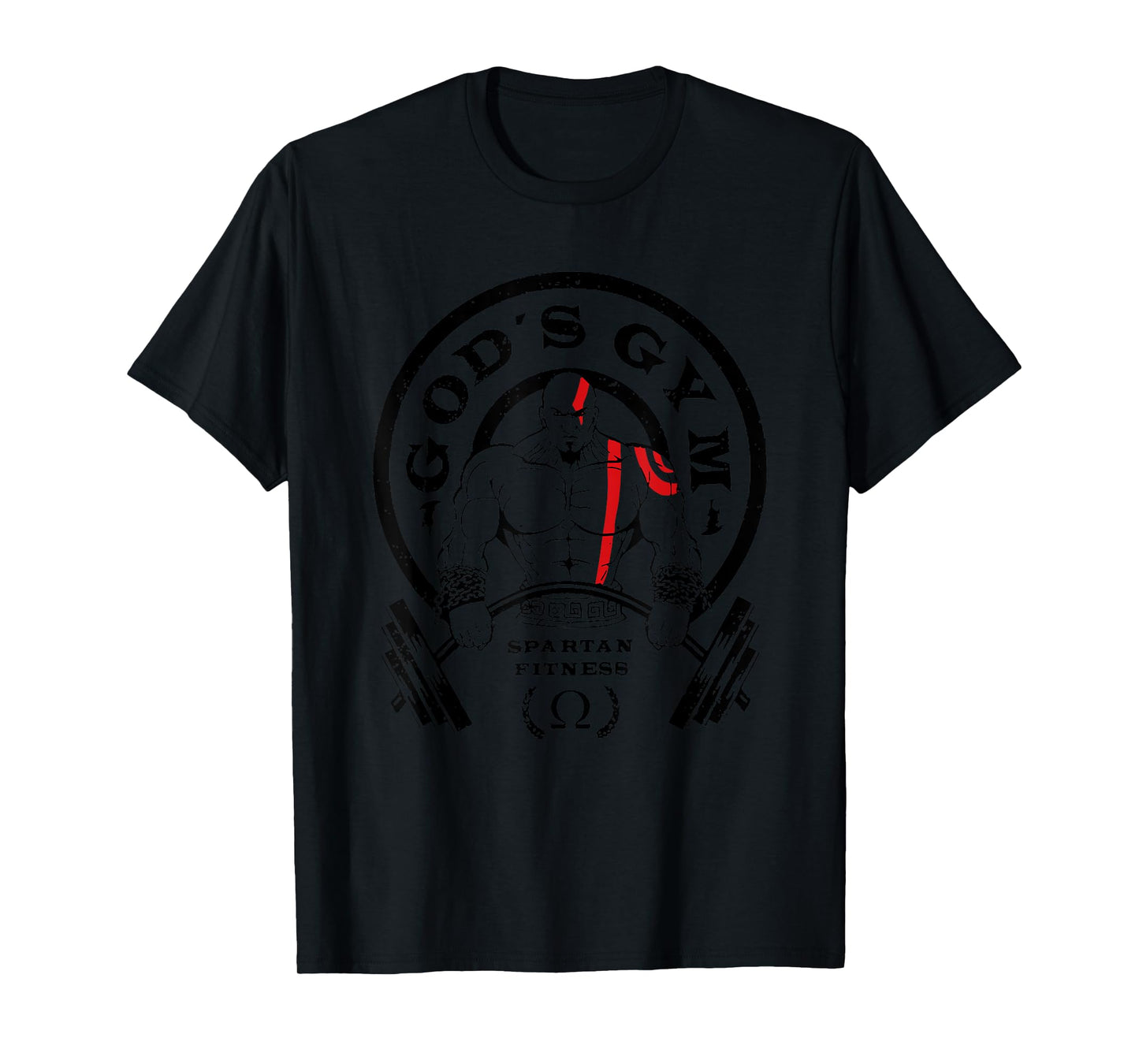 god's gym spartan fitness T-Shirt
