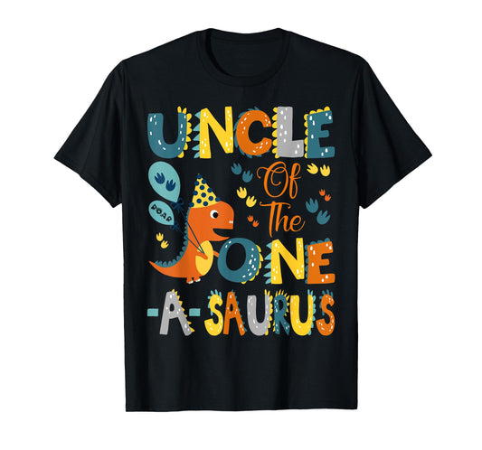 Uncle Of The One-A-Saurus 1St Birthday Dinosaur Party T-Shirt