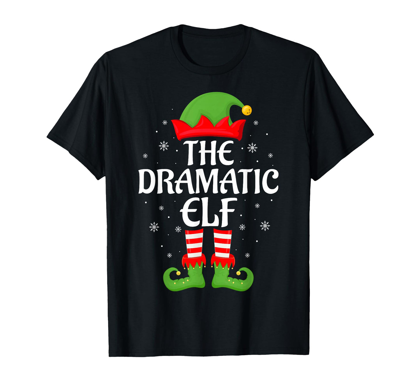 Dramatic Elf Xmas Family Matching Elf Squad Christmas T-Shirt