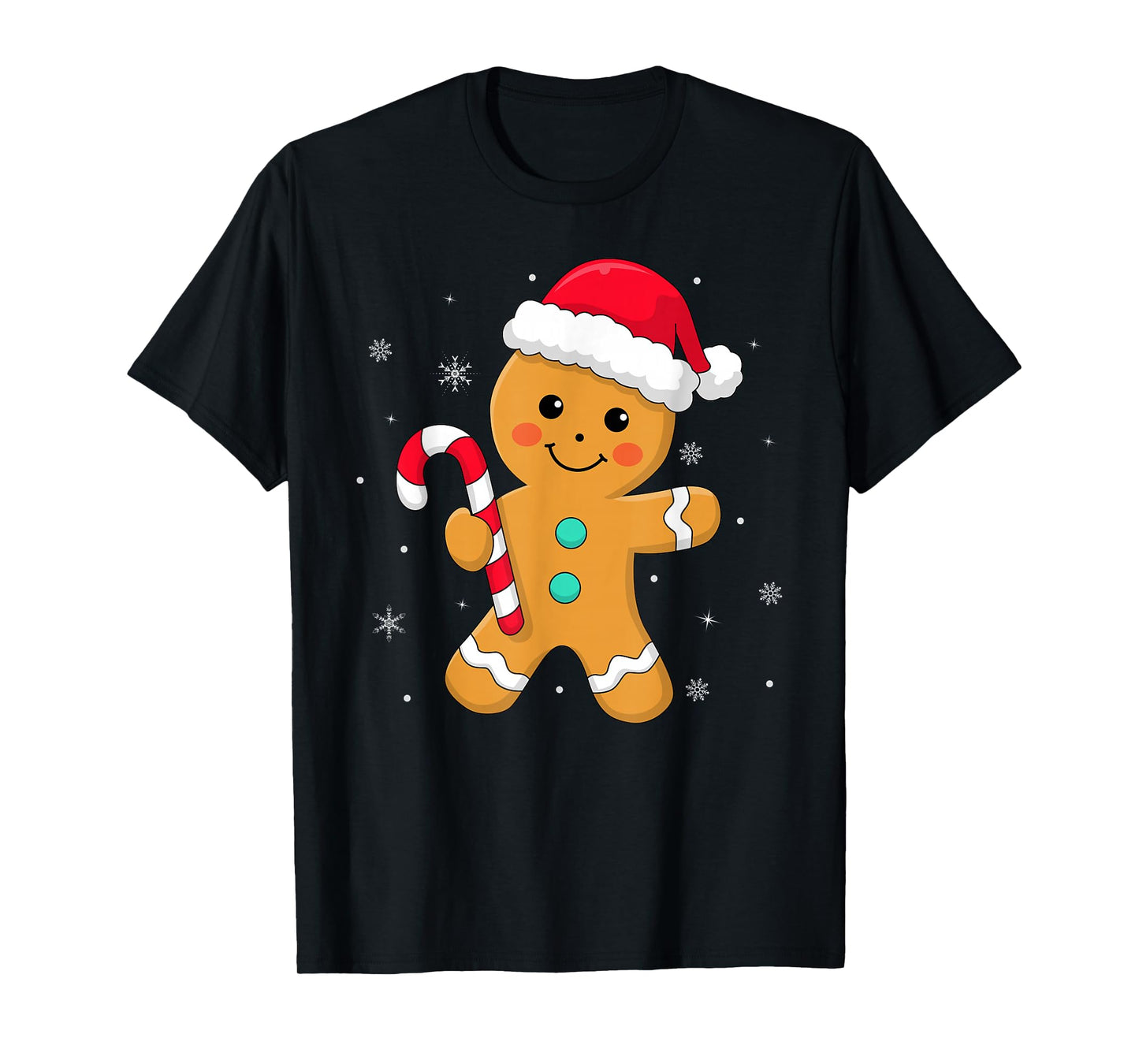 Gingerbread Christmas Pajamas Cookie Baking Family Xmas T-Shirt