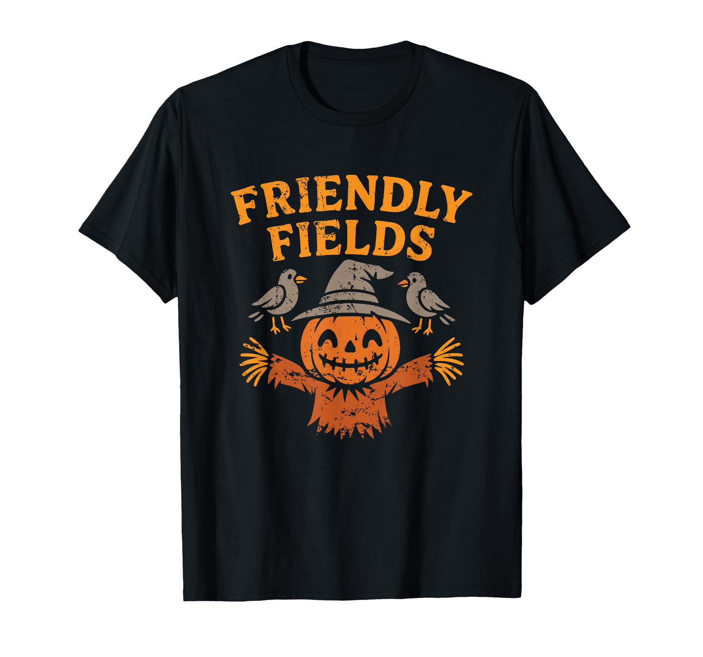 Friendly Fields Scarecrow Pumpkin T-Shirt