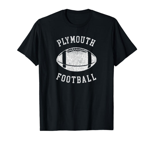 Plymouth Football Distressed Vintage 80's Throwback Classic T-Shirt