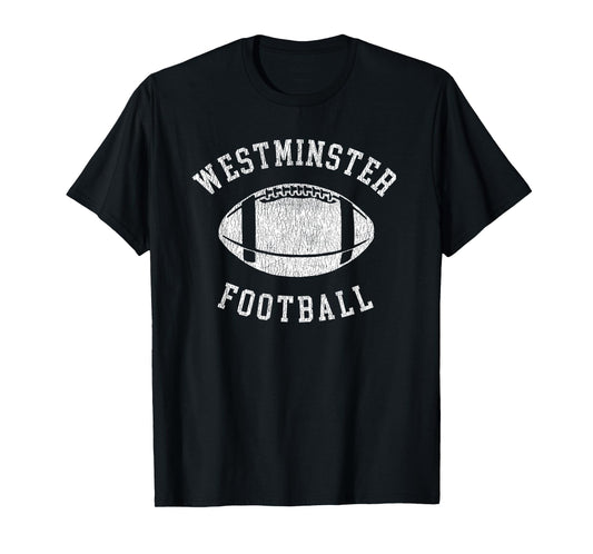 Westminster Football Distressed Vintage 80's Throwback T-Shirt