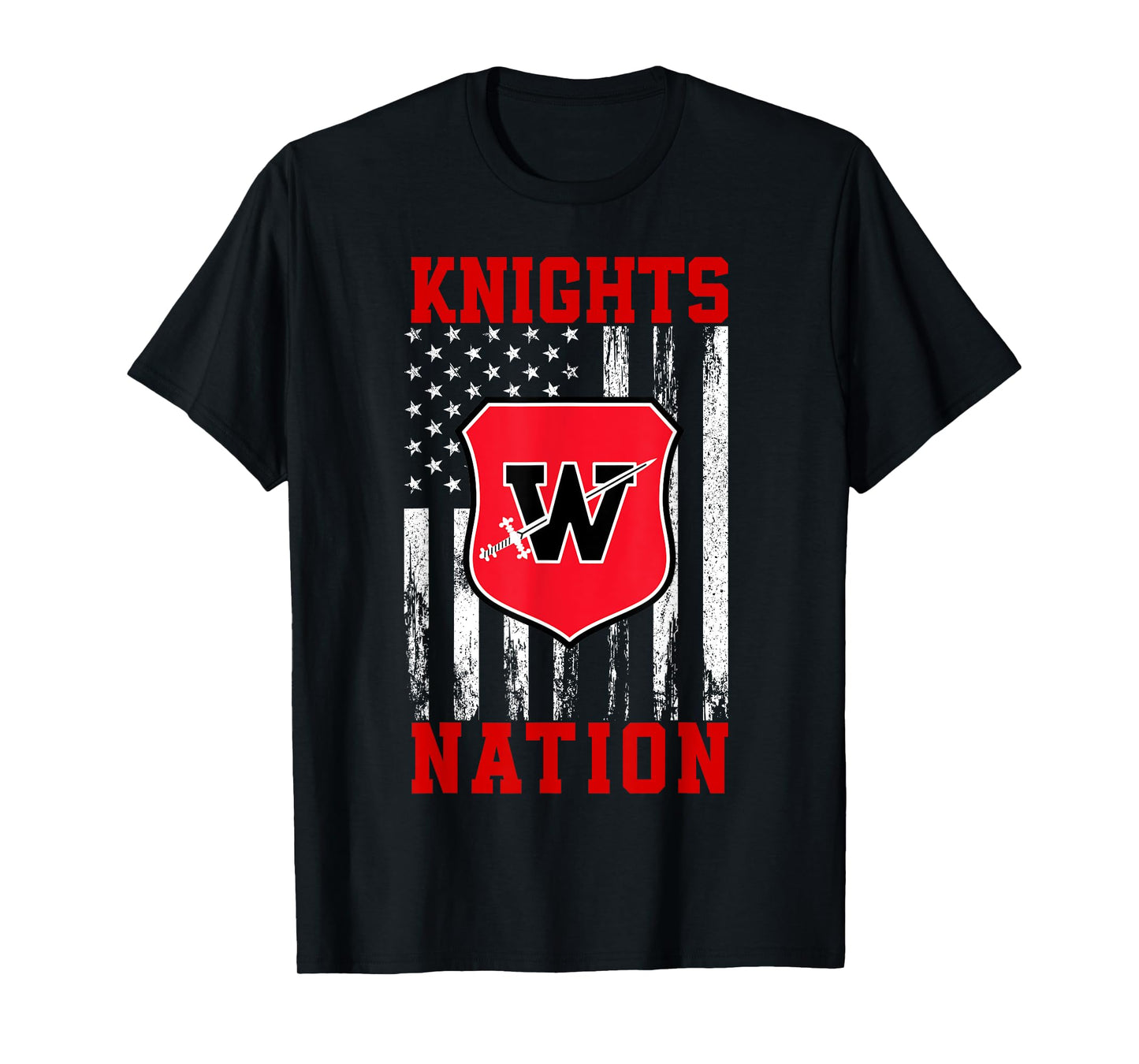West Lauderdale Knights Logo Nation HS T-Shirt