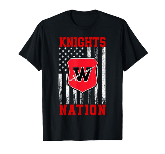 West Lauderdale Knights Logo Nation HS T-Shirt
