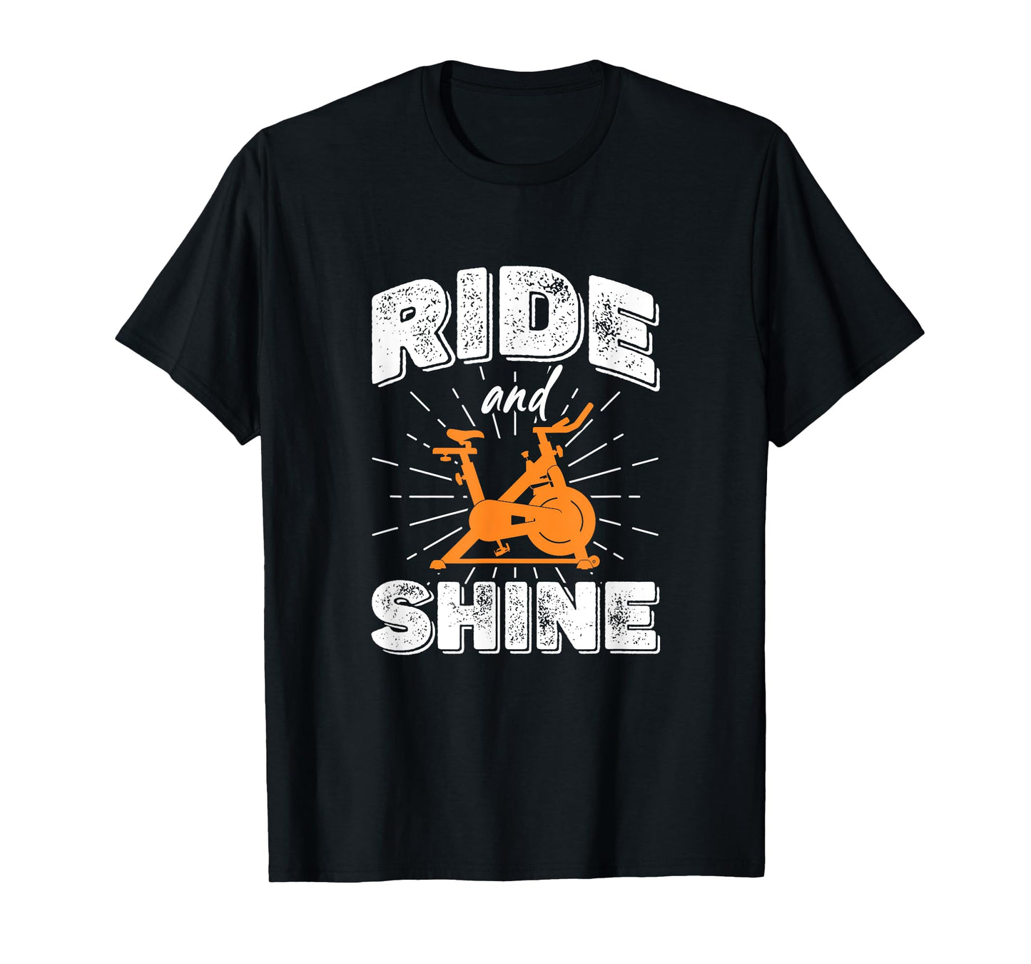Ride And Shine Spin Class Spinning Bike Indoor Cycling T-Shirt