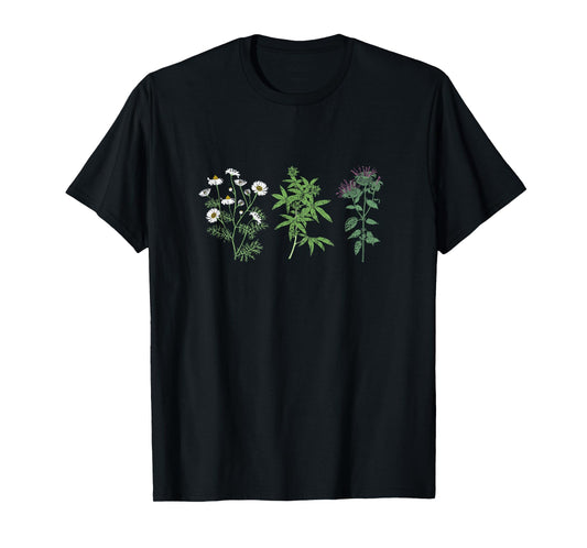 Vintage Botanical Beautiful Flower Lover Pun Gardener T-Shirt