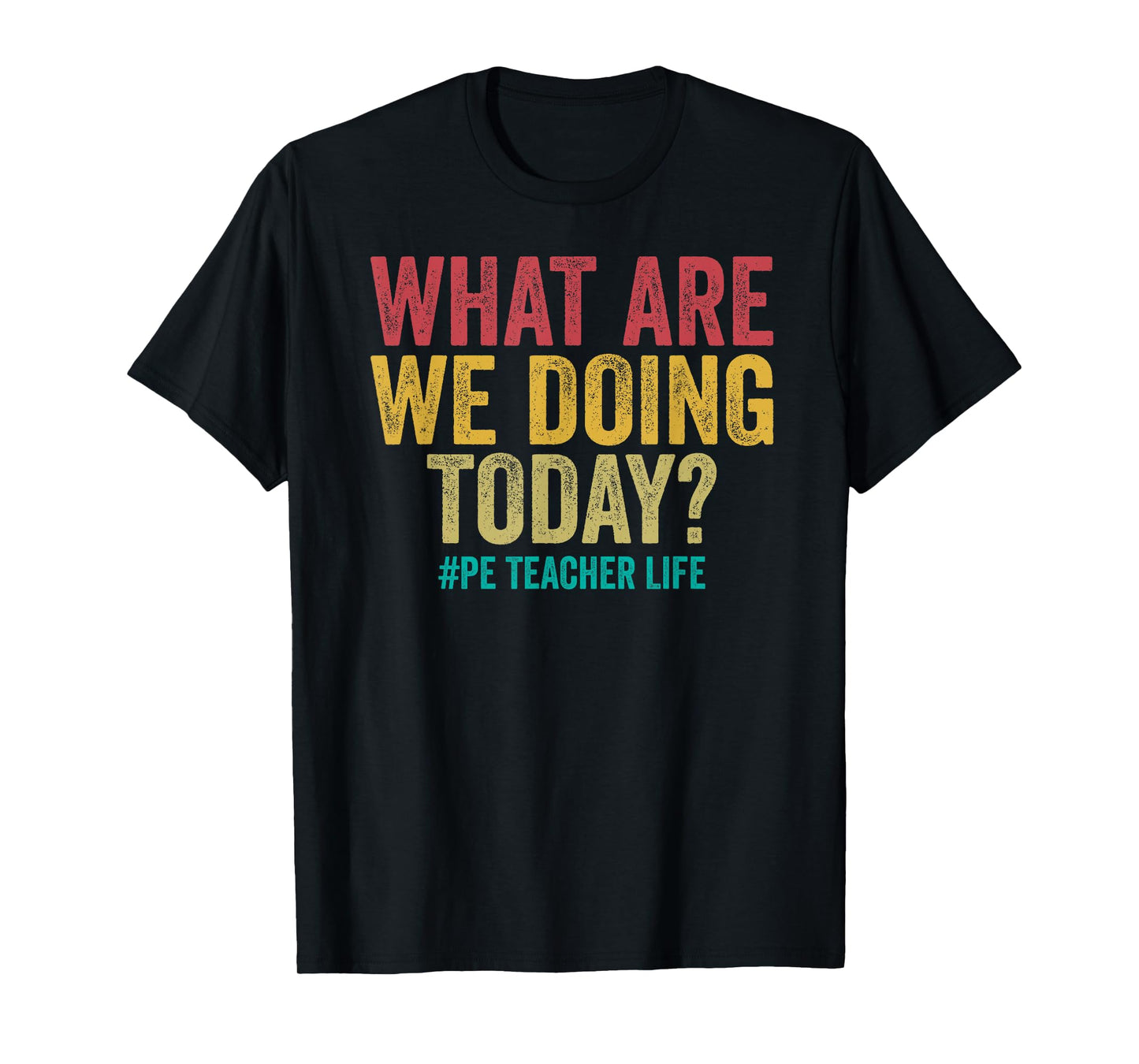 What are we doing today - PE Teacher life funny T-Shirt