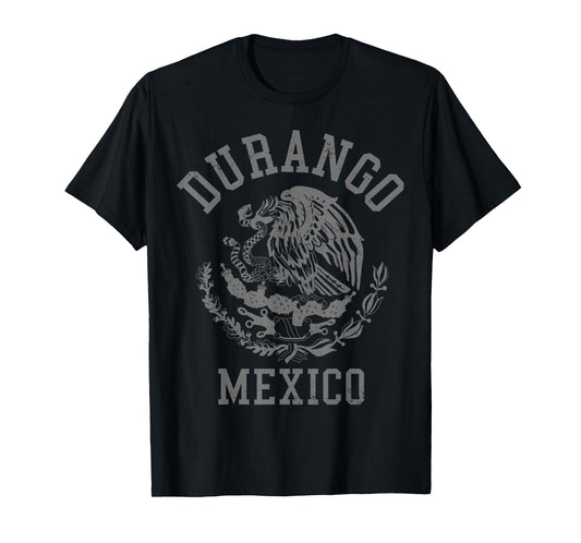 Durango Mexico Pride Mexican Flag Vintage T-Shirt
