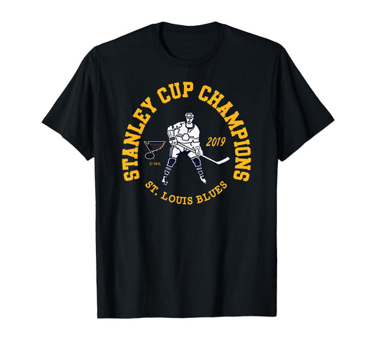 St. Louis Blues Stanley Cup Champions 2019 Royal T-Shirt