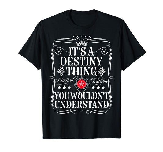 Destiny Name Its A Destiny Thing You Wouldn't Understand T-Shirt