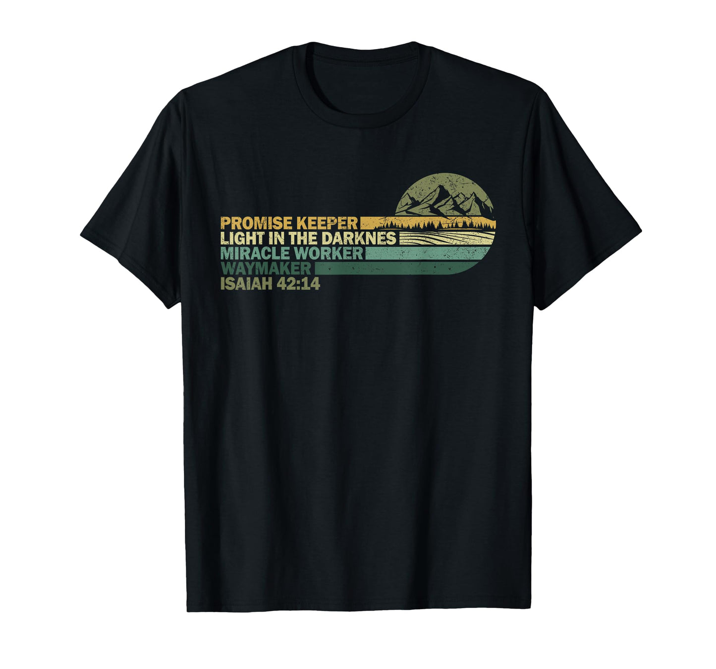 Waymaker Promise Keeper Miracle Worker Christian Mens Womens T-Shirt