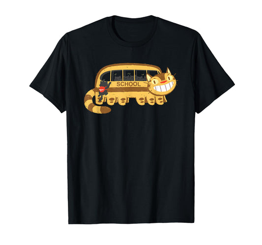 Cats In A Catbus Headed To School Schoolcatbus T-Shirt