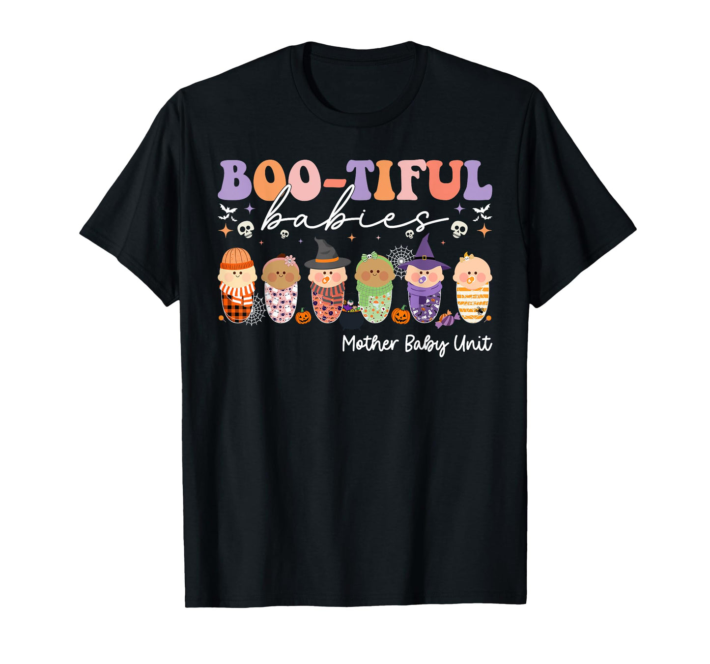 Bootiful Babies Mother Baby Unit Spooky Halloween T-Shirt