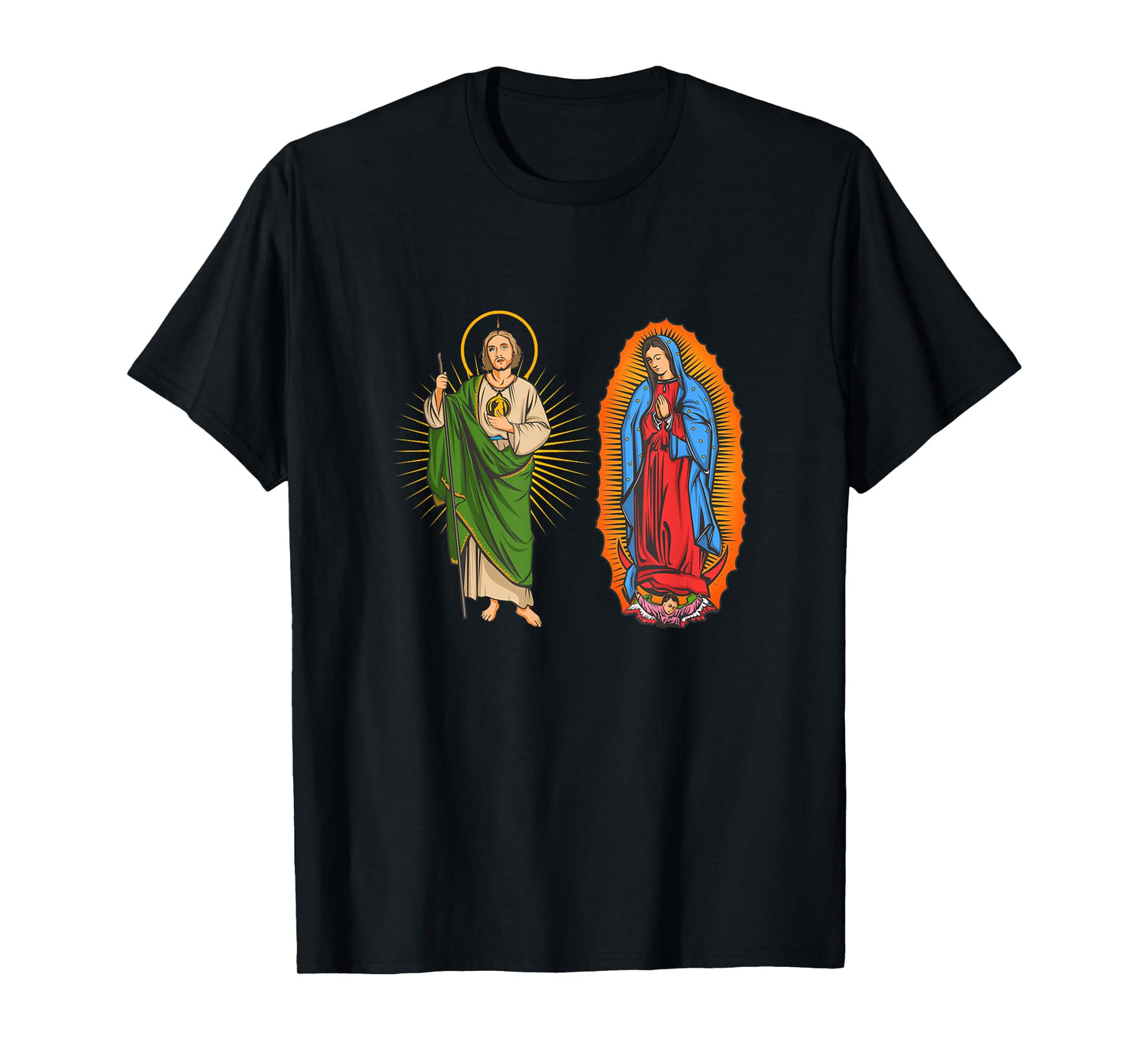 Virgen de Guadalupe con San Judas Tadeo T-Shirt