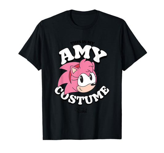 Sonic The Hedgehog Halloween This Is My Amy Retro Costume T-Shirt