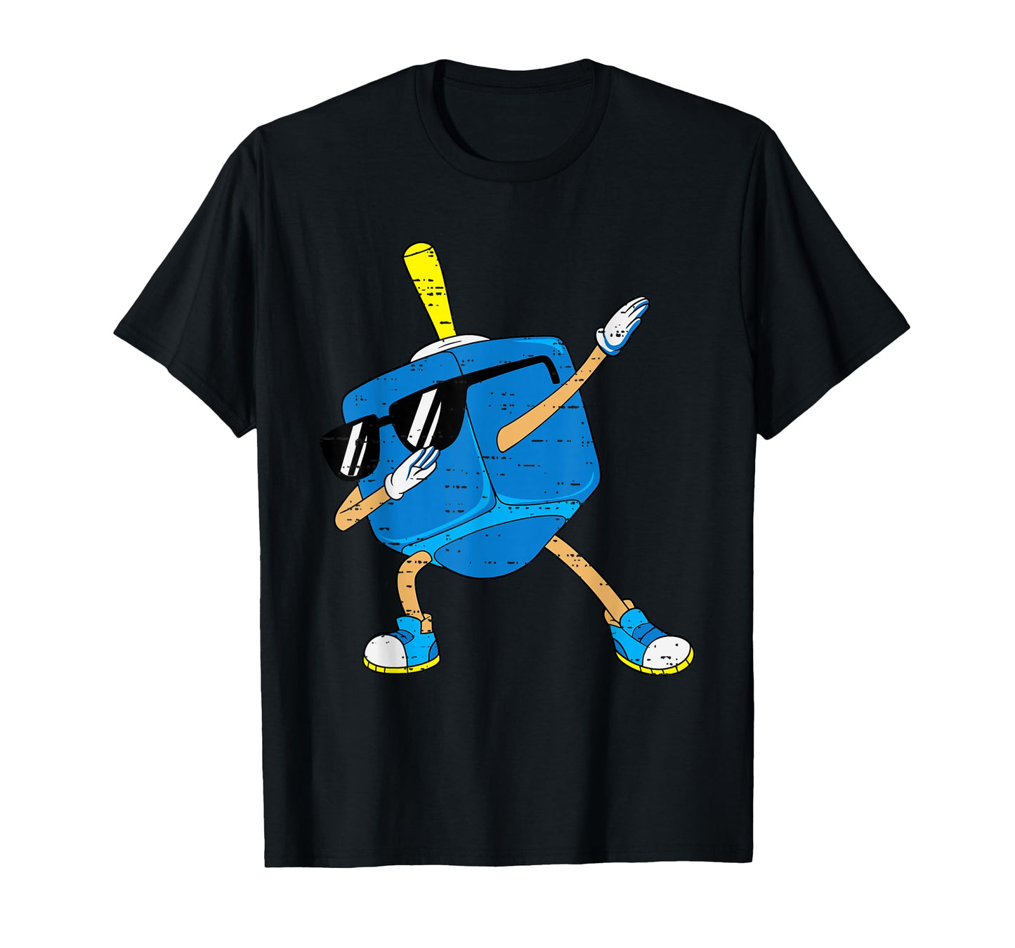 Dabbing Dreidel Hanukkah Dancing Chanukah Toddler Boys Kids T-Shirt