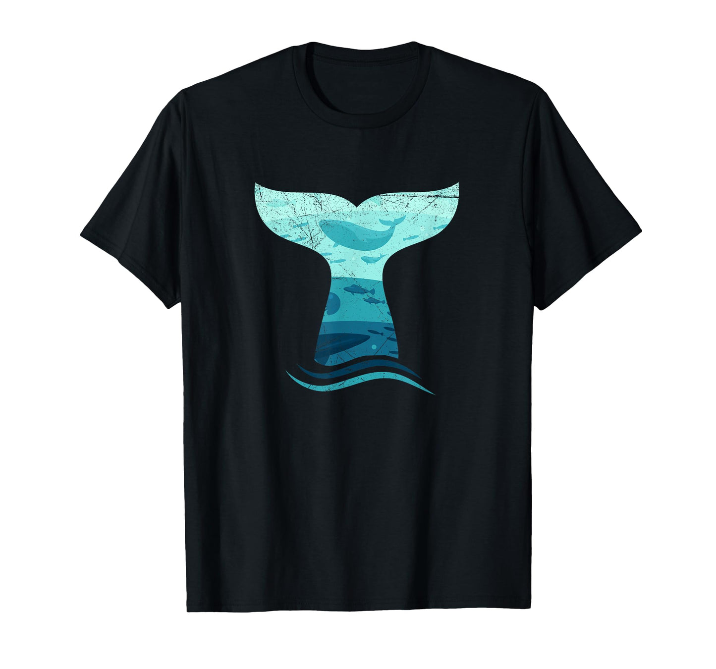 Whale Tail in Waves | Orca Ocean T-Shirt