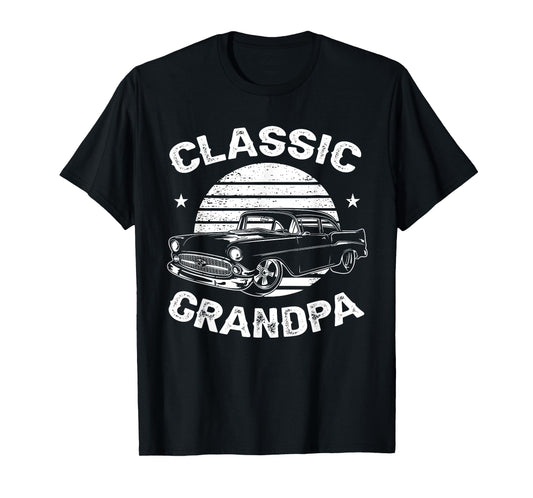 Grandpa Vintage Retro Classic Funny Car Lover Enthusiast T-Shirt