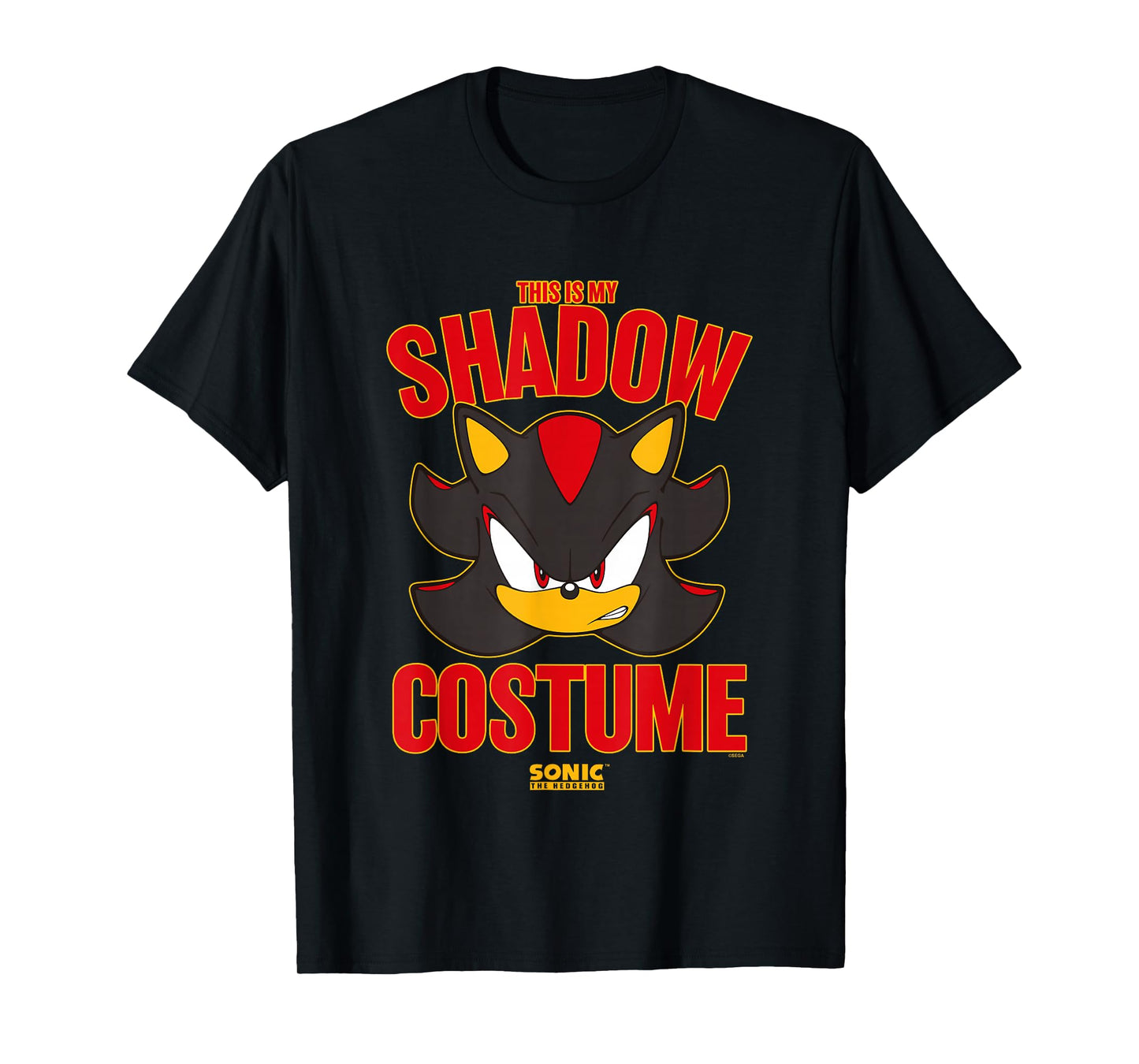 Sonic The Hedgehog Halloween This Is My Shadow Costume T-Shirt