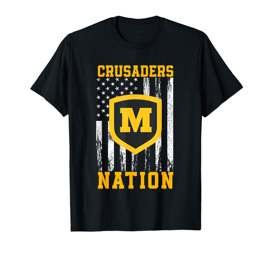 Archbishop Moeller Crusaders Logo Nation HS T-Shirt