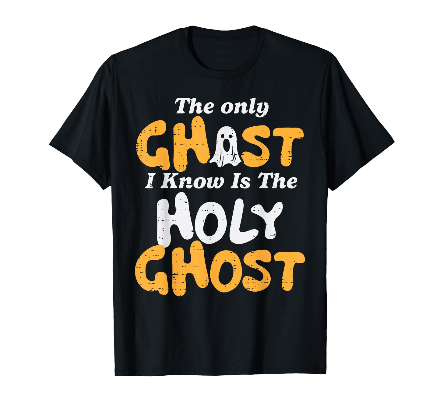 Halloween Ghost I Know Holy Christian Costume Men Women Kids T-Shirt