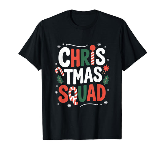 Christmas Squad Holiday Family Matching Party T-Shirt
