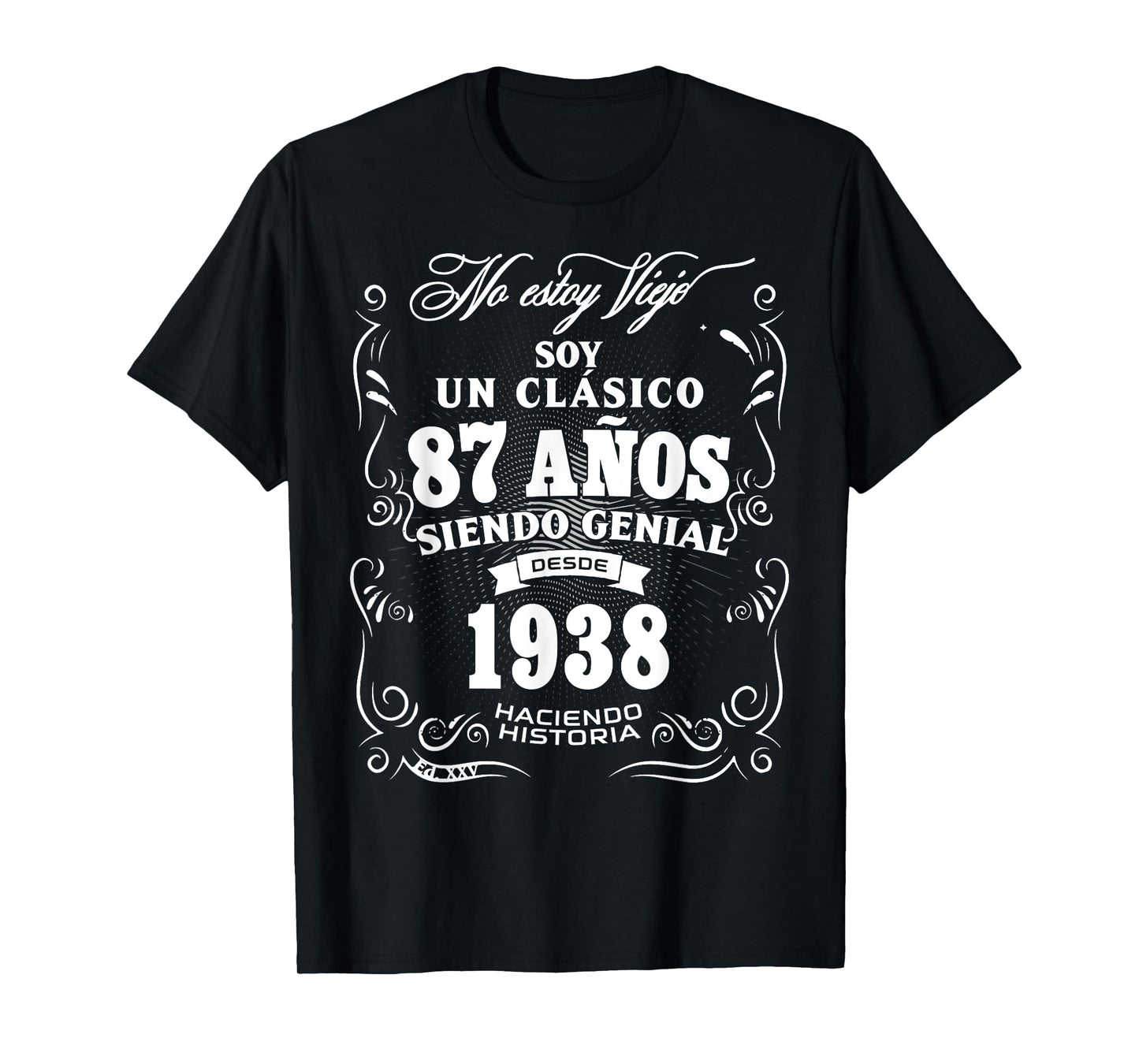 87th Birthday gift for Men in Spanish Regalo cumpleanos 87 T-Shirt