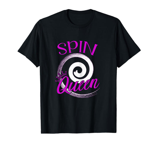 Spin Class Shirt Indoor Cycling Spinning Workout Spin Queen T-Shirt
