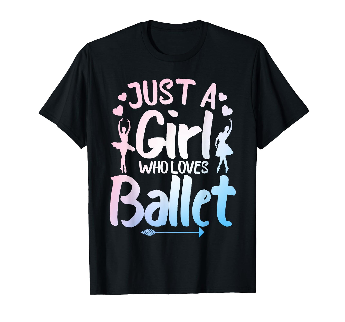 Funny Ballerina Design For Girls Women Ballet Dance Lovers T-Shirt