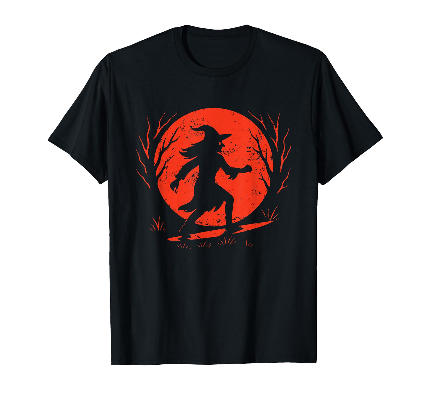 Witch Surfing Under Moon T-Shirt