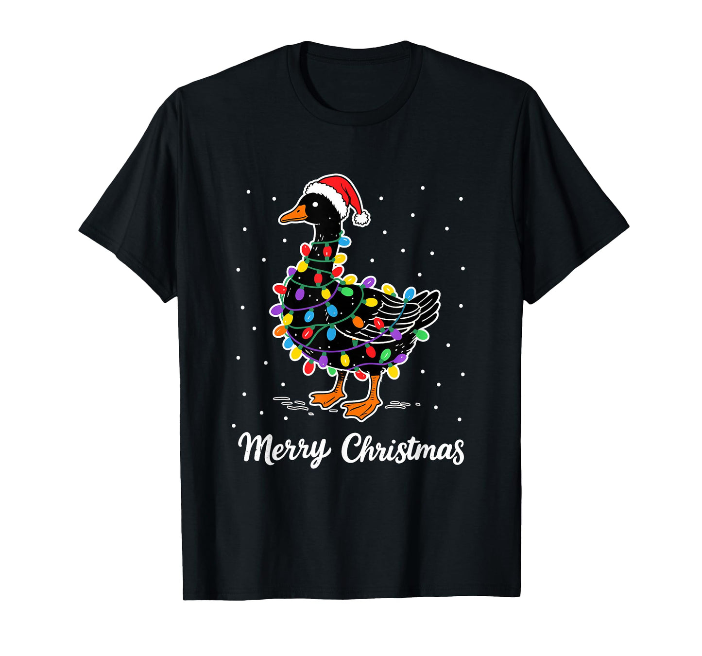 Merry Christmas Goose Pun Humor for Animal Lovers T-Shirt