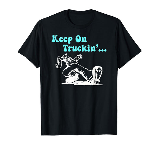Funky Keep on Truckin' - Retro Vibes T-Shirt