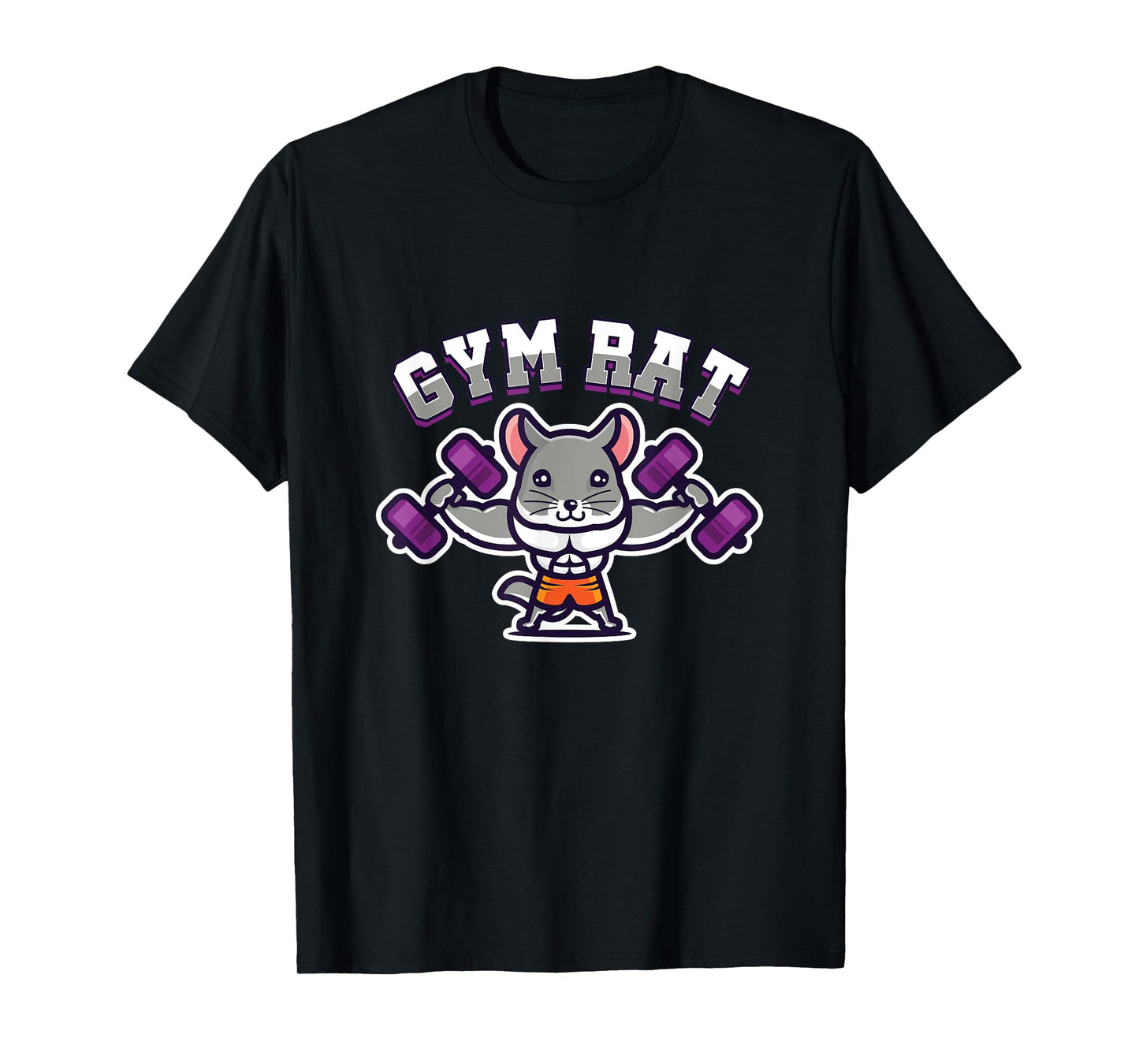 Cute Mouse Owner Exercise Workout Fitness Enthusiast Gym Advice T-Shirt