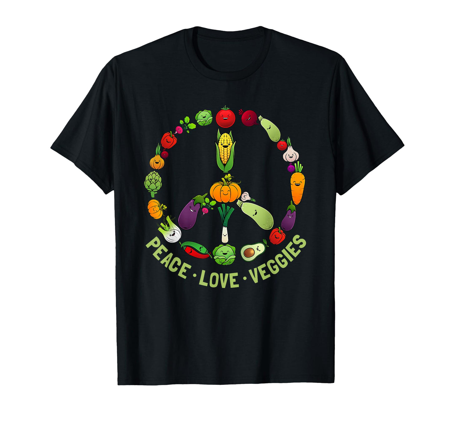 Funny Vegetarian Gift Men Women Cool Vegan Veggie Veganism T-Shirt