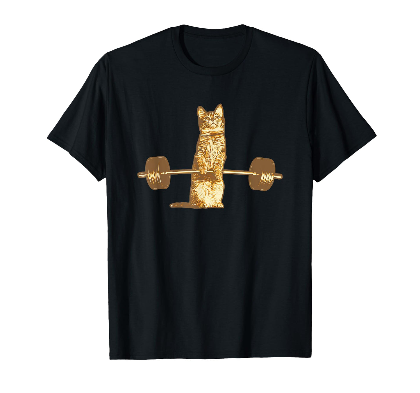 Cat Deadlifts Meow Weightlifting Bodybuilding Gym T-Shirt