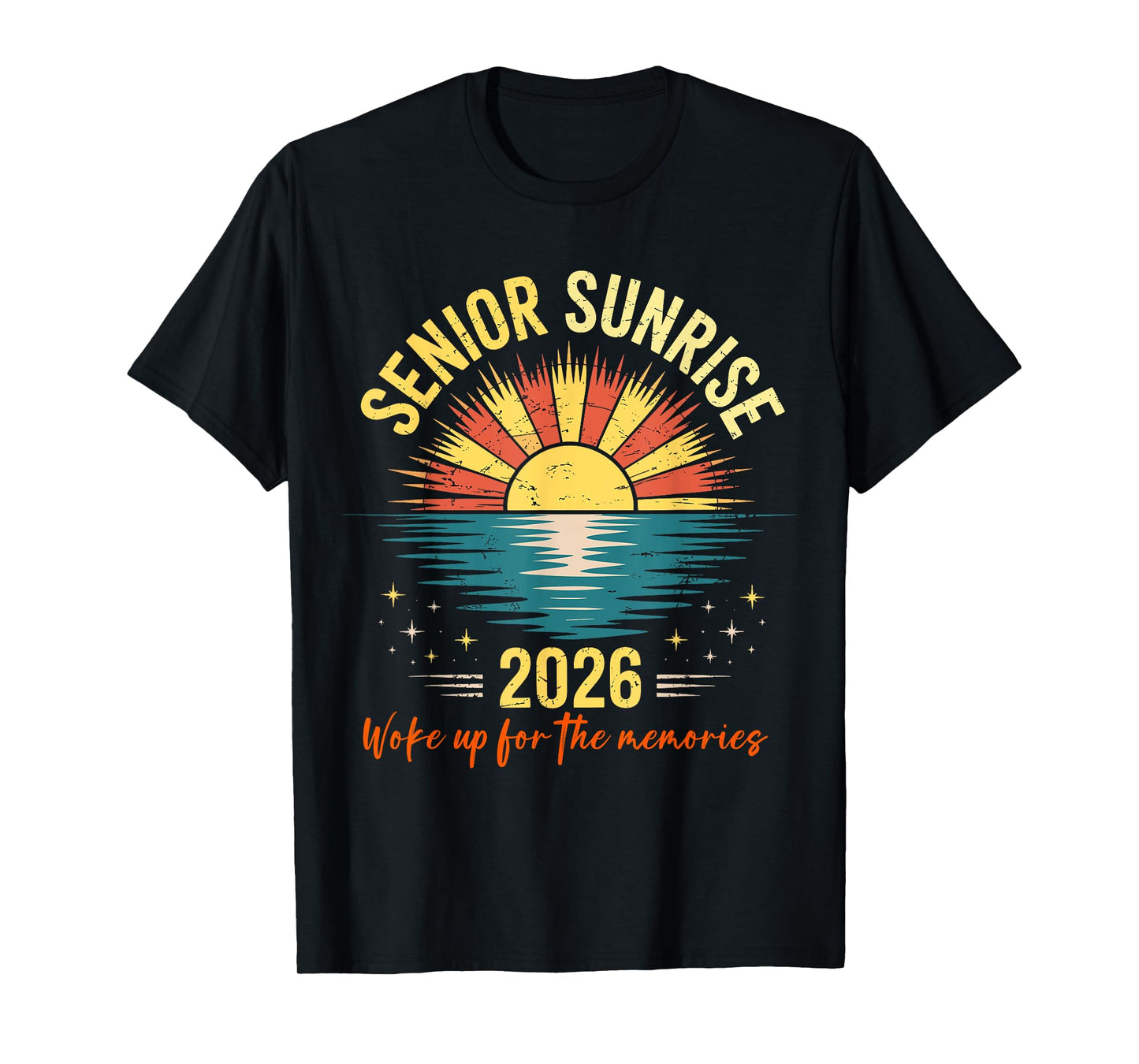 Vintage Senior Sunrise 2026 of Class Graduation T-Shirt