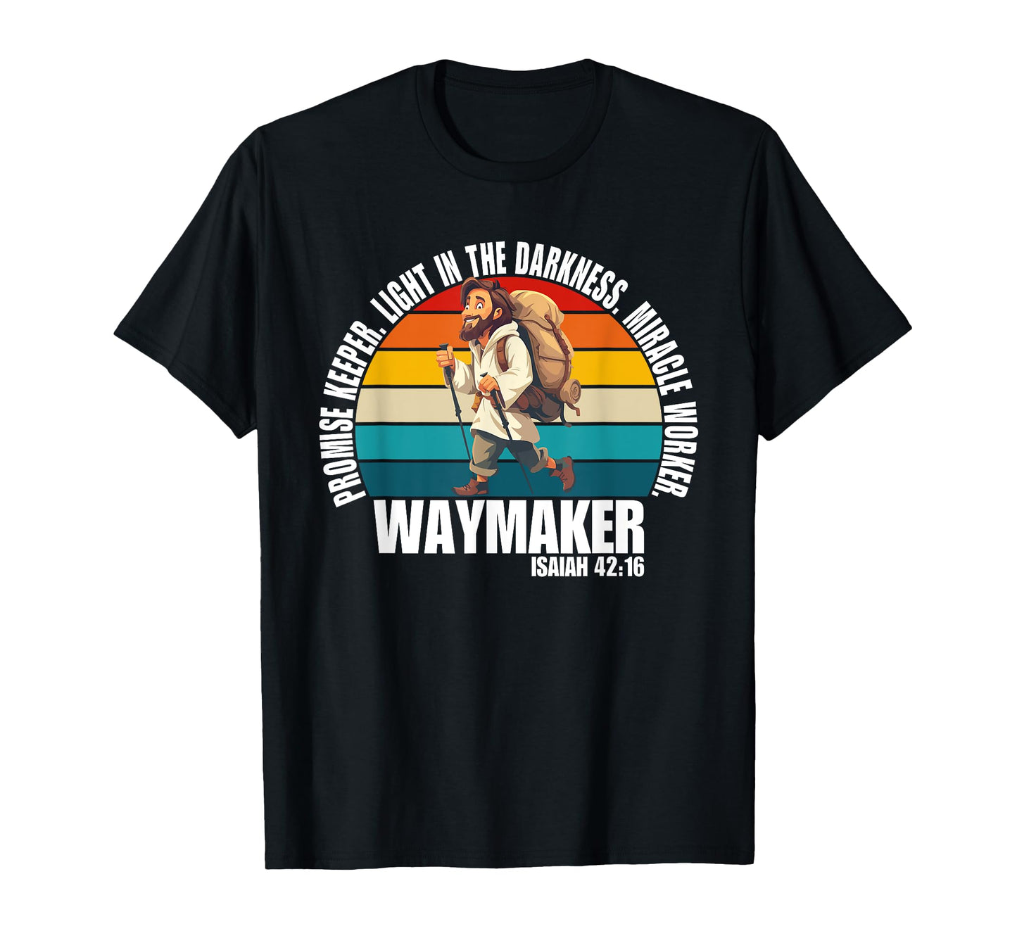 Vintage Waymaker Promise Keeper Miracle Worker Christian T-Shirt