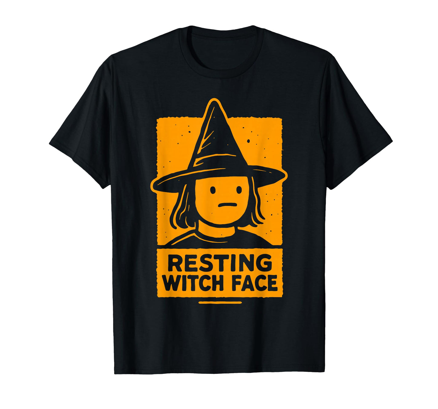 Resting Witch Face Funny Halloween Saying Costume T-Shirt