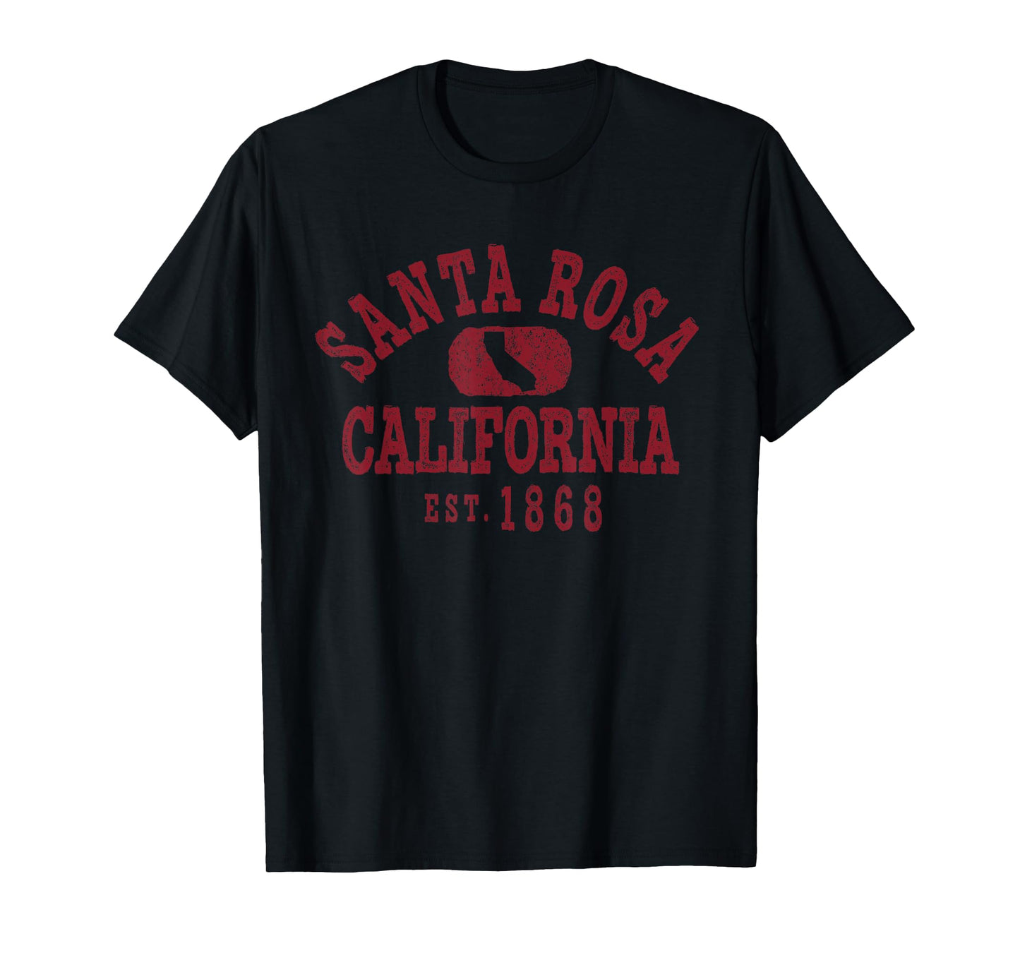 Vintage Santa Rosa California CA Retro City T-Shirt