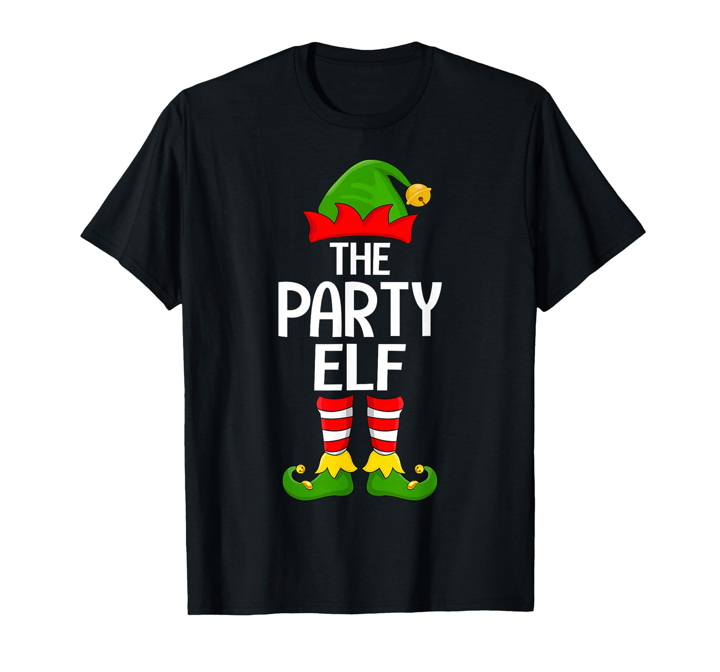 Party Elf Xmas Matching Family Elf Squad Christmas T-Shirt