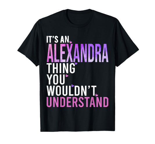 Retro Alexandra First Name Personalized Alexandra Groovy T-Shirt
