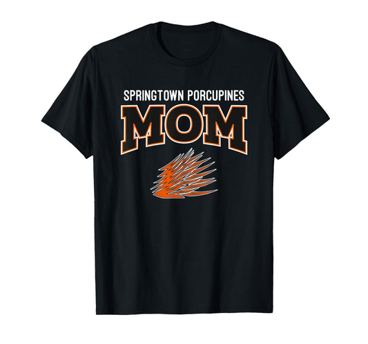 Springtown Porcupines Logo Mom HS T-Shirt